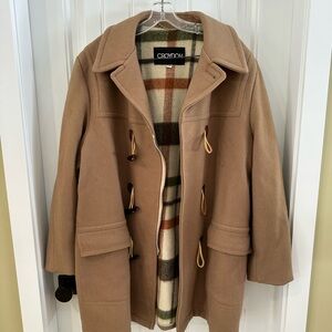 Vintage Croydon Tan Wool Blend Coat Men’s Size 44